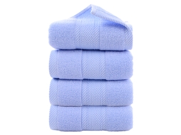 Toalha de Rosto NEVEANCE Absorvente Algodão Azul (34x75cm)