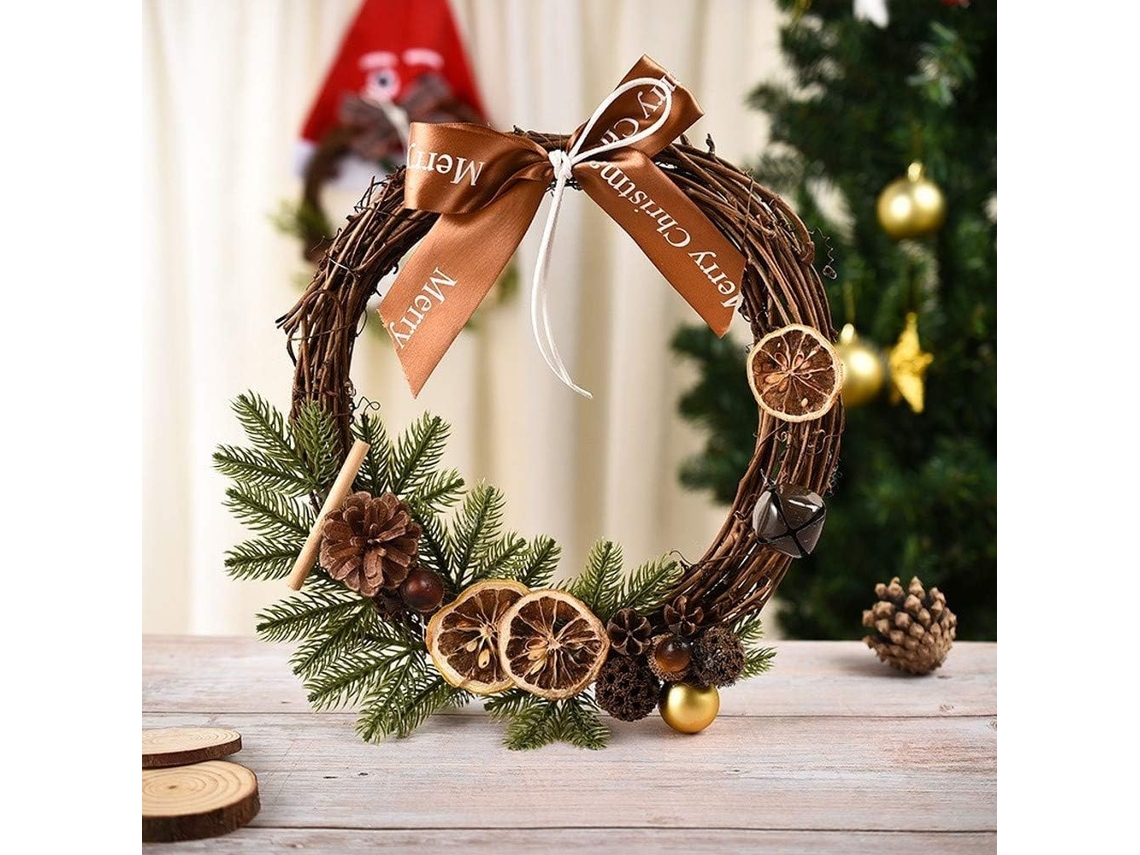 1 Couronne De Artificielle À Suspendre Para Porta De Entrada, Mur, Decoração De Janela De Casamento, 30 Cm,