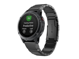 Bracelete para Smartwatch de aço de desmontagem rápida para Garmin Fenix 5X 26mm (preta)