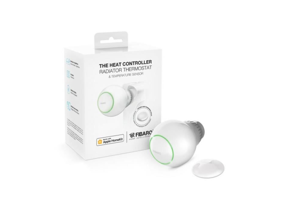 Pacote de Cabeçote Termostático e Sensor de Temperatura Homekit FIBARO