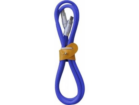 Cabo Usb C / Usb C Reforçado Modelo Biggy 1M Conector Reversível Azul YELLO KOKO