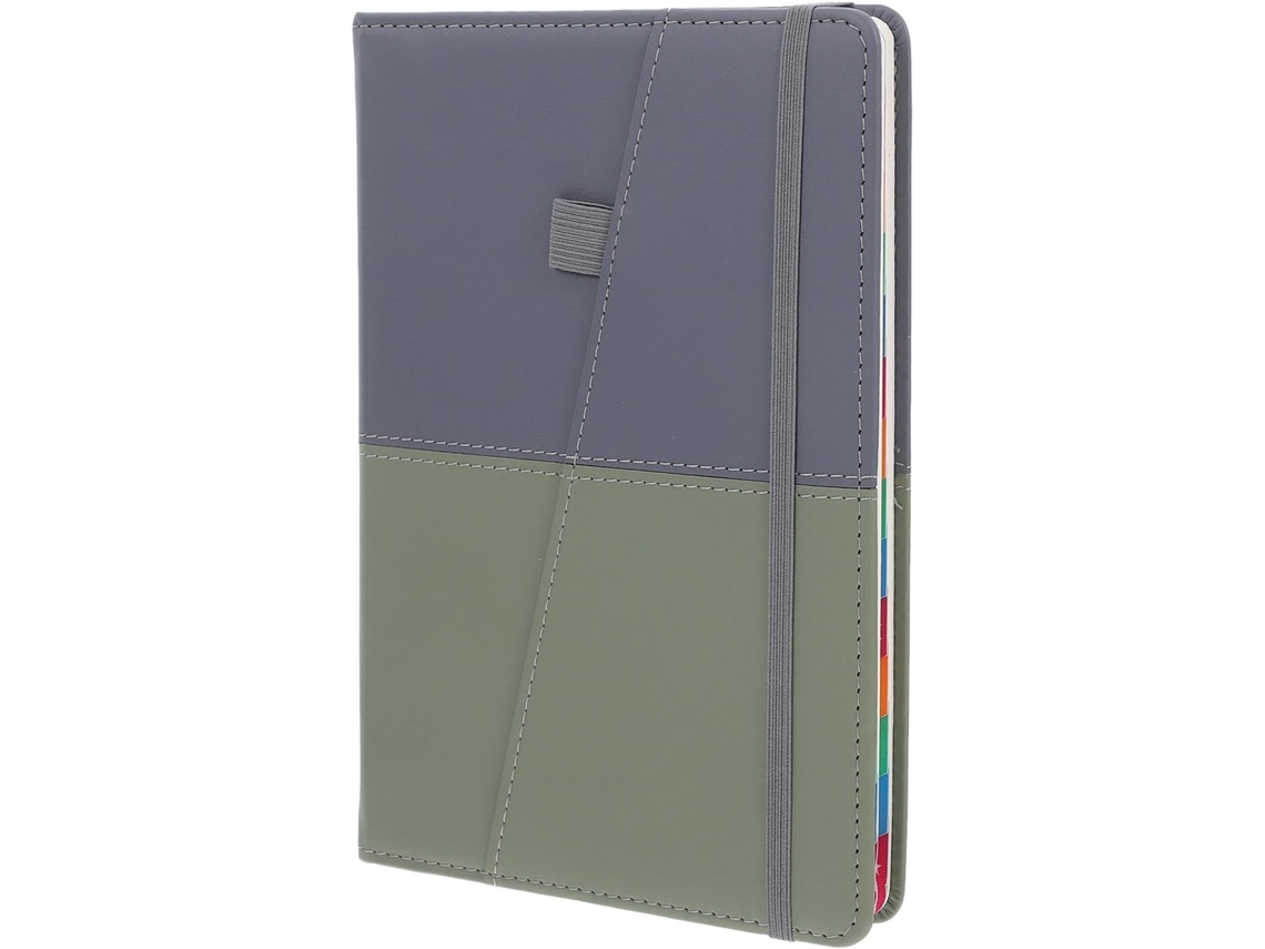 Caderno de Senhas Amosfun Tamanho A5 com Abas Alfabéticas Coloridas, Capa Elegante em Pu, Organiza Seus Endere