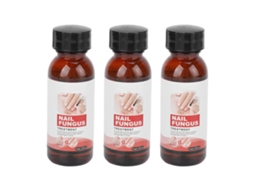 3x30ml Líquido Reparador De Unhas Hidratante Fortalecedor Solução Para Onicomicose E Crescimento Saudável