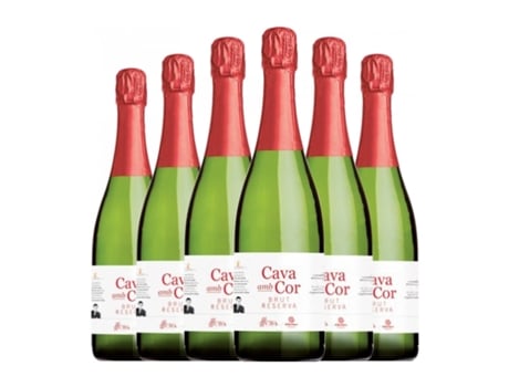 Espumante AMB COR Brut Cava Reserva (0.75 L - 6 Unidades)
