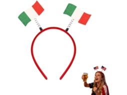 Faixa De Cabeça Com A Bandeira Da Copa Do Mundo, Patriótica Para Fãs Futebol, Ideal Decoração Festas E Festivais Esportivos, Acessório Perfe