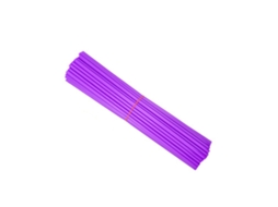 Capas de Raios Mali 72pcs 24cm Decorativas para Moto e Bicicleta Roxo