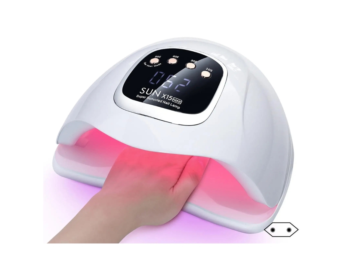 Lâmpada Uv/led Com Função De Temporizador Branca