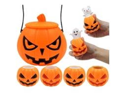Brinquedo Sensorial de Halloween Mali Abóbora Pressing Brinquedo para Alívio do Estresse Presente para Crianças e Adultos