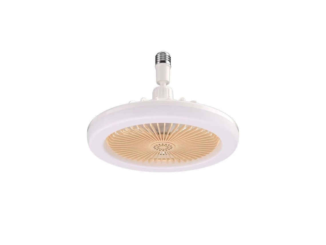 Ventilador de teto com luz 2 em 1 baixo perfil 3 velocidades LED para casa dormitório MARCA