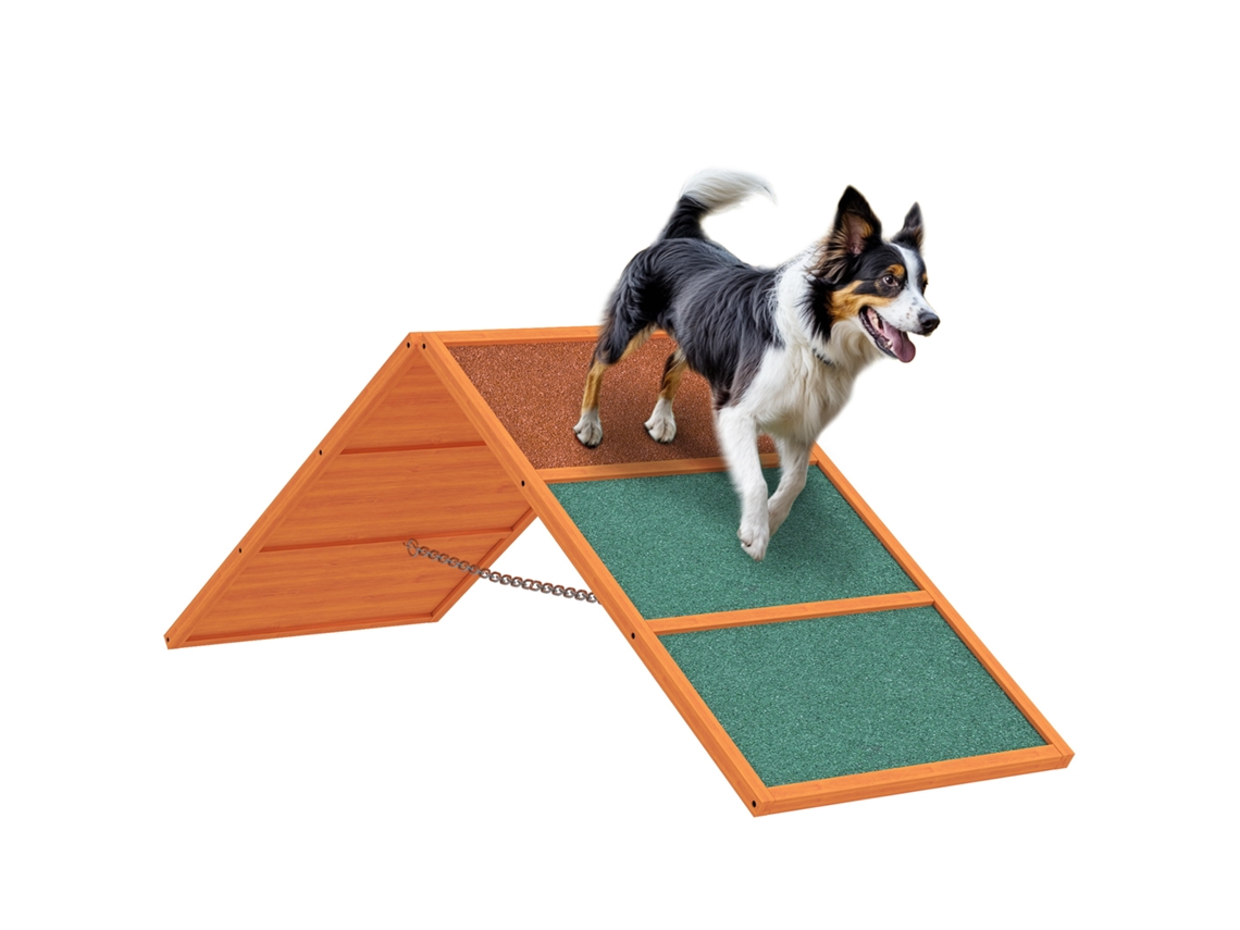 Rampas Dobráveis para Cães, Antiderrapantes, até 40 Kg, Laranja 173x59x66 Cm | S/MARCA