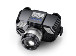 Farol BISBISOUS A35 Led 12.000 Lumens Potente À Prova D'Água Zoomable Preto VIGA EUROPE