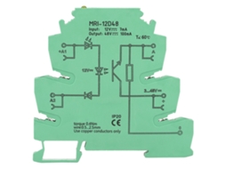 Relé PLC com Aislamiento Óptico, Trigger Alto/Baixo 12V MRI 12D48 S/MARCA
