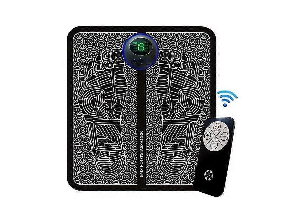 Tapete De Massagem Elétrico Ems Para Os Pés, Com Estimulação Muscular Elétrica, Carregamento Usb, Portátil E Dobráv El.