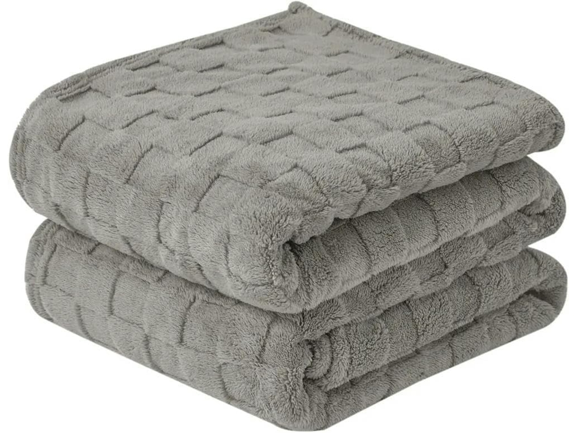 Manta de Lã Macia e Quente para Sofá Cama Carro, Quente, Respirável, Ideal para Quarto, Viagens e Acampamento
