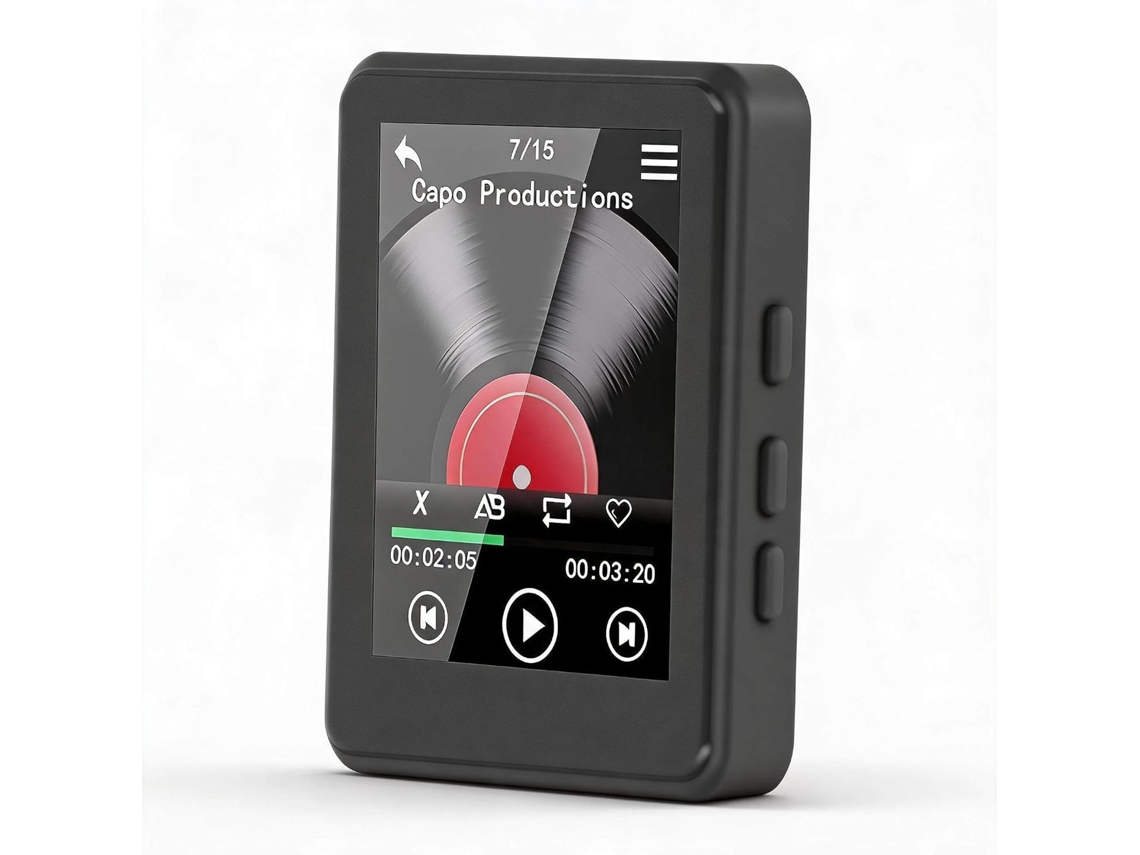 Senecesli Mp3 Mp4 Player, Reprodutor De Música Hifi Sem Perdas Com Tela Sensível Ao Toque Bluetooth 5, 3e 2, 4 Polegadas