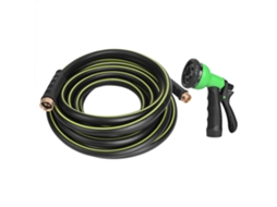 Pistola De Rega De Jardim E Lavagem De Carros Com 8 Modos De Pulverização, Tubo De 10m E Conector Npt De 5/8 Polegada