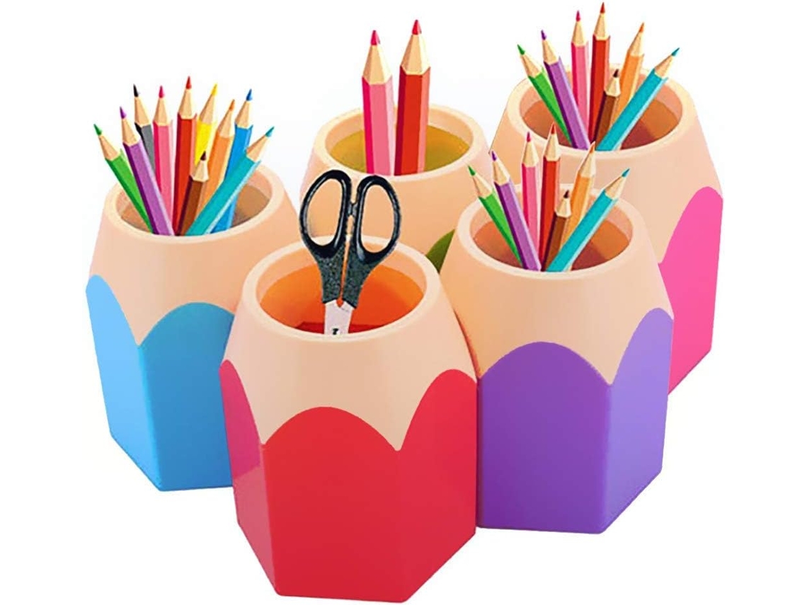 Porta-Lápis Artigos De Papelaria Organizador De Mesa Pode Colocar Lápis E Caneta Fazer Vasos Material De Escritório Escolar ZMDECQNA