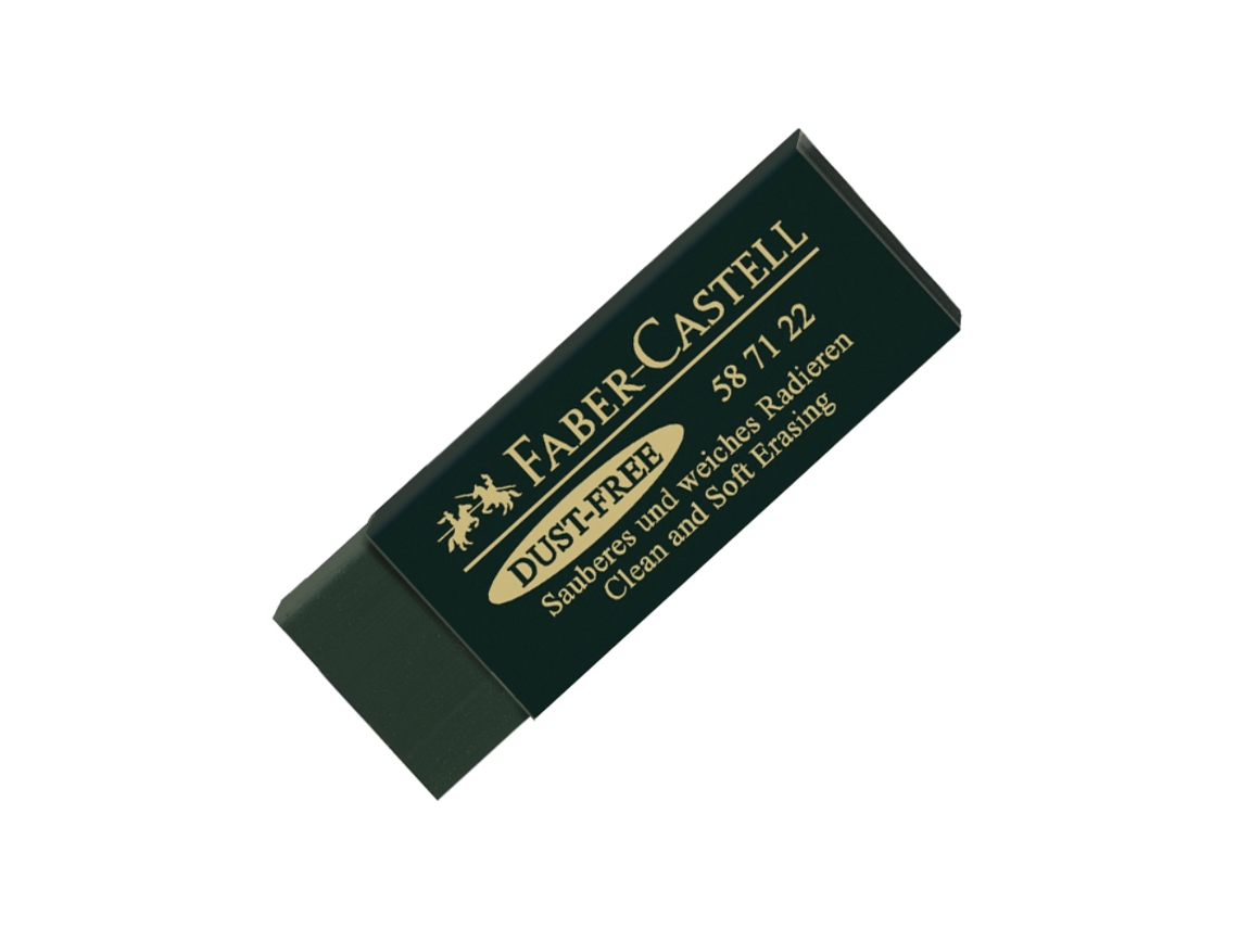 Borracha Artes Dust Free Verde FABER CASTELL 1uni