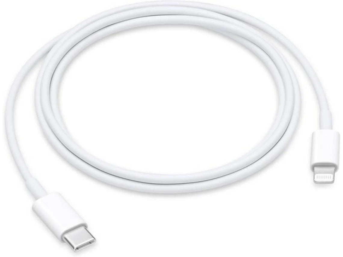 Cabo APPLE (USB-C - Lightning - 1 m- Branco)