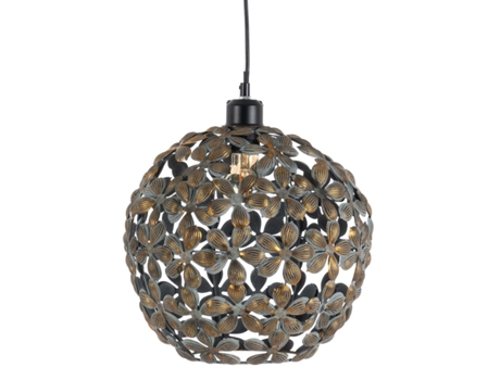 Candeeiro de Teto Dourado Ferro 220-240 V 31 X 31 X 34 Cm BIGBUY HOME
