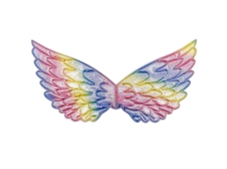 Primerox asa de Anjo Infantil Fantasia Princesa Props Cosplay Natal Halloween Aniversário