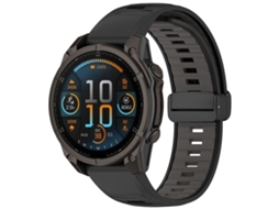 Bracelete Garmin Fenix 8 Amoled Silicone Magnético de 47mm XIAOMOYU
