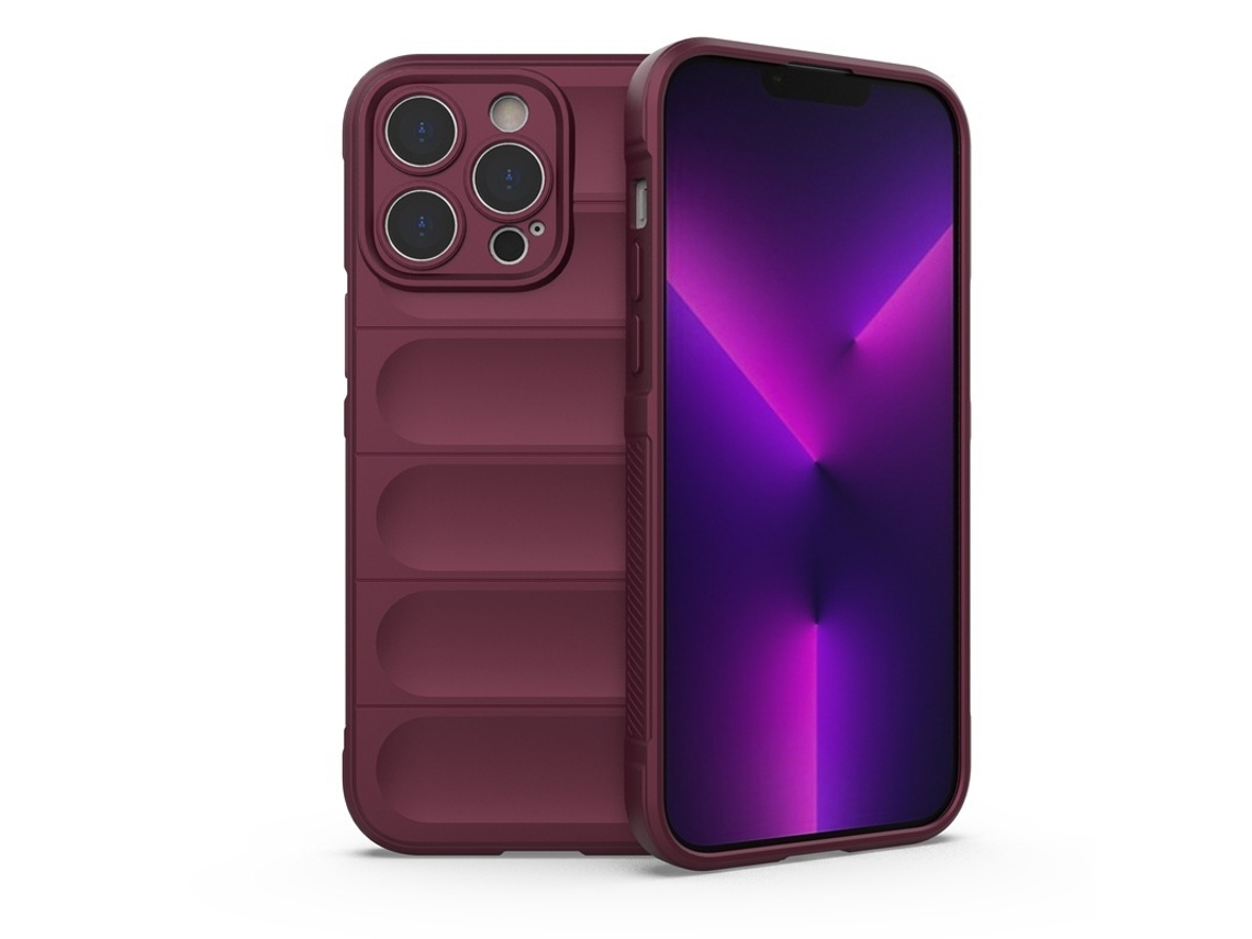 Zsanfs Capa Para Iphone 14, Antichoque, Cor Roxo