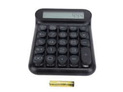 Calculadora Mecânica com Teclas Removíveis e LCD | S/MARCA