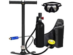 Mini Cilindro de Mergulho SFUSHOS com Respirador, Estilo Lazer ao Ar Livre