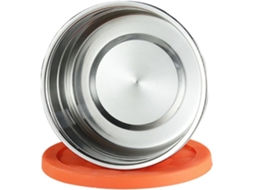 Marmita Genérica De Aço Inoxidável Com Tampa Silicone Hermética, Fácil De Limpar, Para Armazenar Alimentos Ao Ar Livre