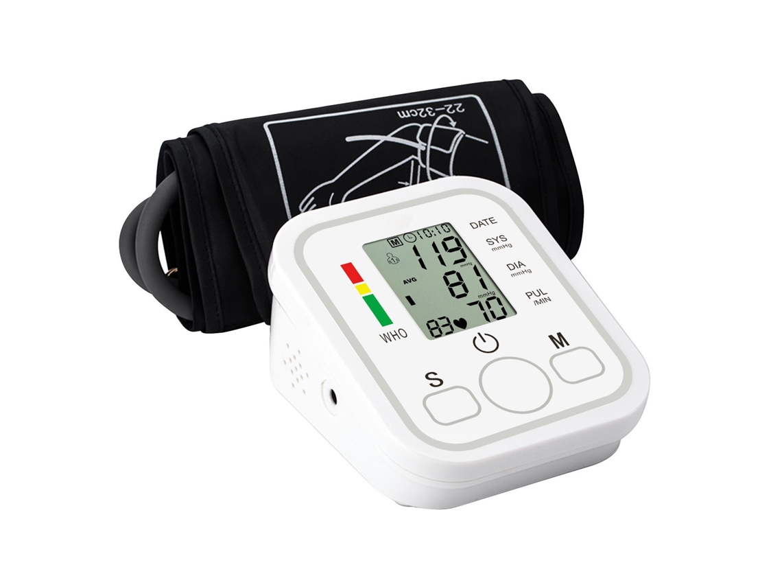 Monitor de Prensa Arterial Eletrônico Automático para o Braço, Monitor de Prensa Arterial Ativado por Voz para Uso Doméstico, Braçadeira Universal