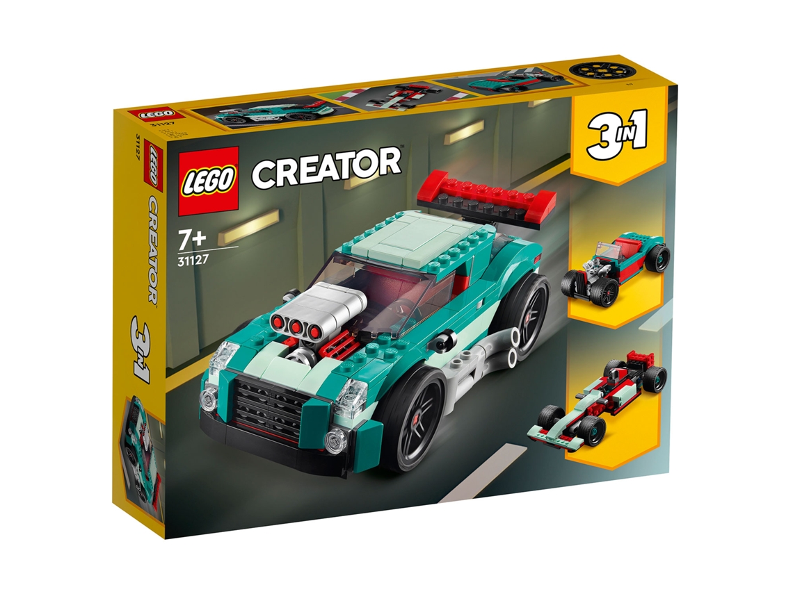 LEGO Creator 3-In-1: Carro De Corrida De Rua 31127 (Idade Mínima: 7 Anos - 258 Peças)