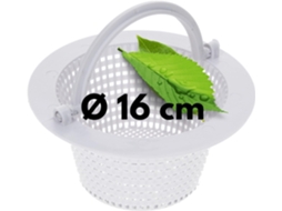Cesto de Skimmer AQUAFORGE 16cm com alça instalação simples manutenção de água limpa