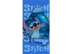 Toalha De Microfibra Azul Stitch 140x70 Cm 86925