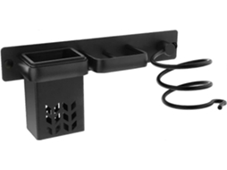 Suporte de Secador Cabelo Montado na Parede, Alisador Cabelo, Multifunc Ional Pendurado Rack Ferrame GOKOCO