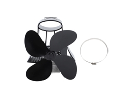 Ventilador Parede Magnético Lareira Lenha Silencioso Worten