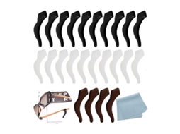 20 pares de Almofadas Antiderrapantes de Silicone para Óculos resistentes ao frio