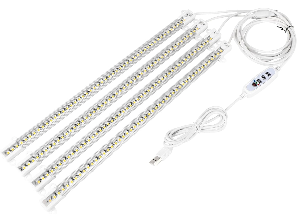Fita De Led Para Plantas, Espectro Completo, Para Uso Interno, Com Temporizador Automático De Ligar/ Gokoco