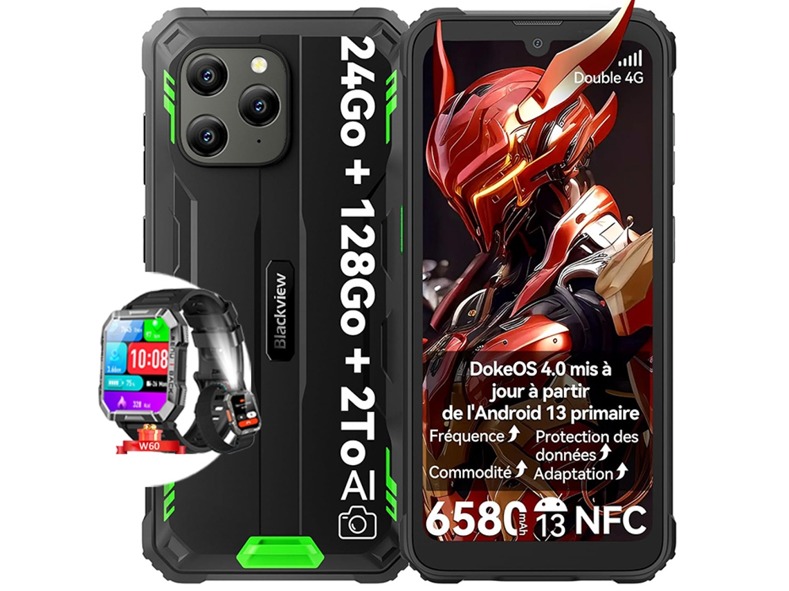 Smartphone BLACKVIEW Bv5300 Plus 6.1'' 24 Gb 128 Gb Nfc/Android Verde
