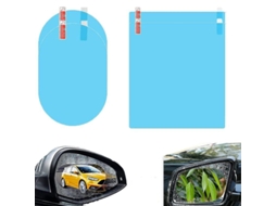 Pelicula Antilluvia Para Espejos Retrovisores De Coche Antiniebla Nano Recubrimiento 4 Piezas