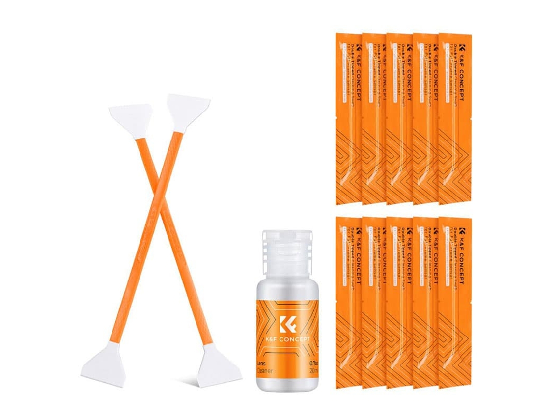 Kit KF com 10 Palitos de 24 Mm + 1 Solução de Limpeza de 20 Ml