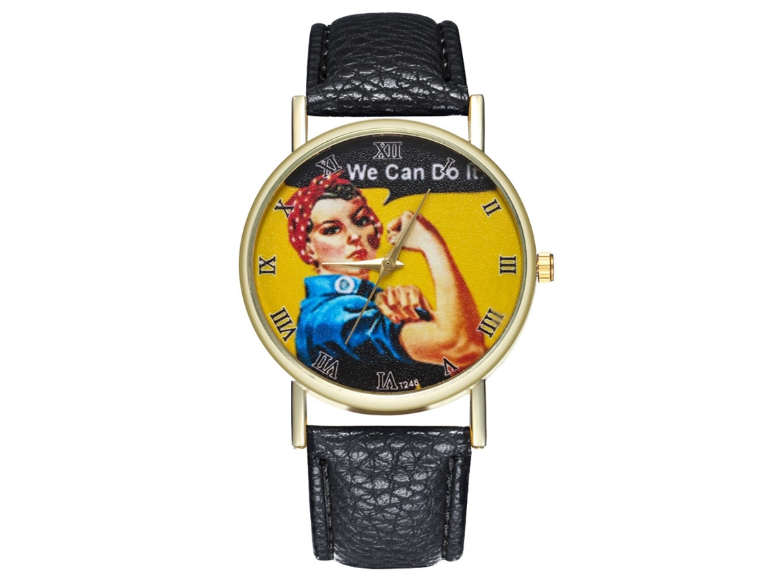 Relógio de Pulso de Quartzo Retro Fashion com Cinto de Couro Luminoso e Design Elegante