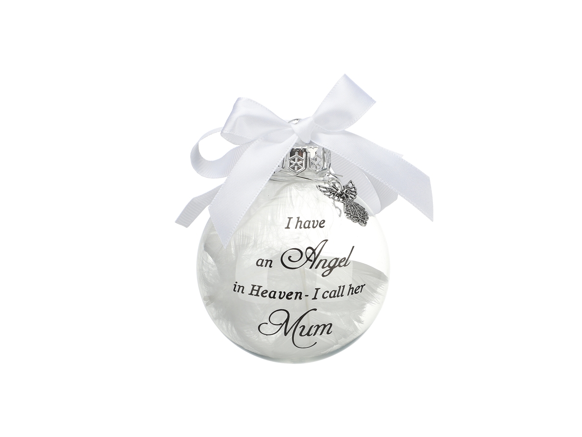 Bola de Plástico com Anjo para Homenagem Memorial e Caixa de Presente LAXISCREED