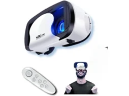 Óculos De Realidade Virtual 3d Headset Vr Óculos Com Controlador Para Ios E Android 