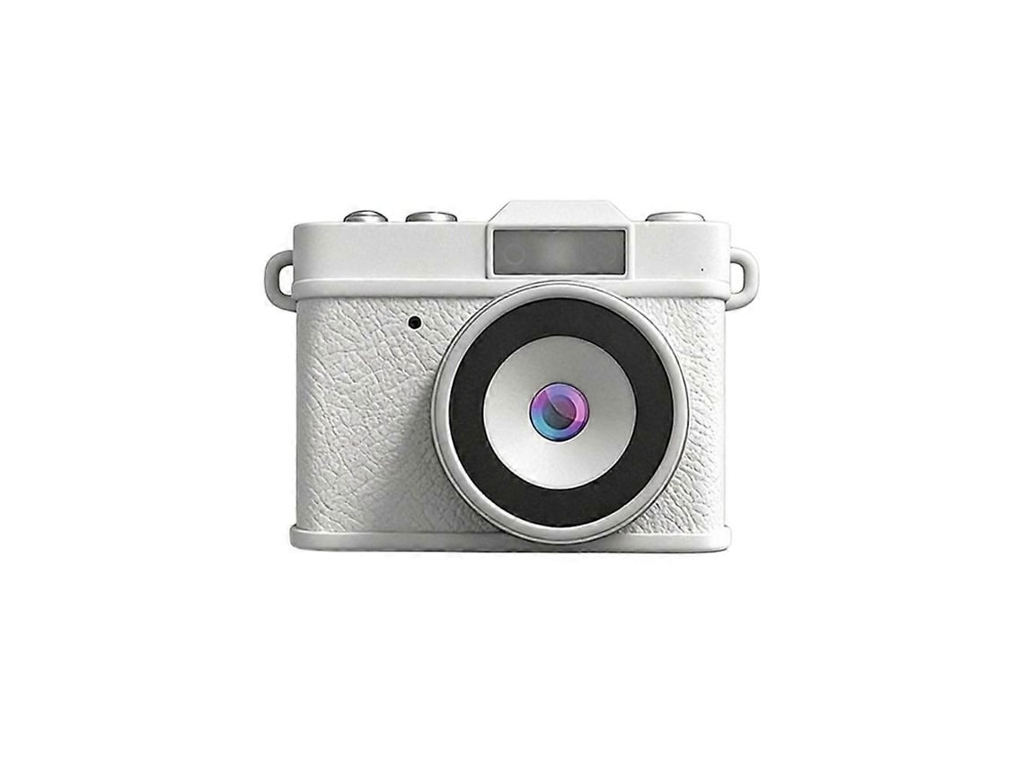 Mini Câmara Digital Com Ecrã Ips Flip De 0,96 Polegadas E Gravação De Vídeo 1080p, Branca