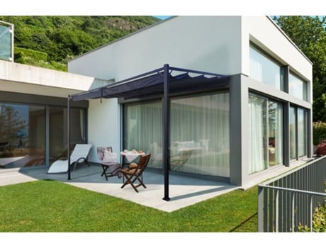Pérgola/Gazebo de Parede CAZEBOO Noosa 400L300 Cinzento Antracite