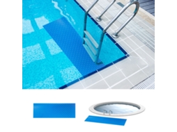 Ofertas De Alfombrilla Para Escalera De Piscina - Alfombrilla Protectora Para Escalera De Piscina Con Textura Antideslizante, Color Azul