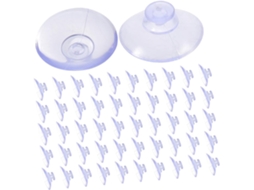 Artibetter Conjunto De 200-ganchos Com Ventosas Transparentes Para Mesas Vidro, Vitrines E Janelas Ventosas Pequenas