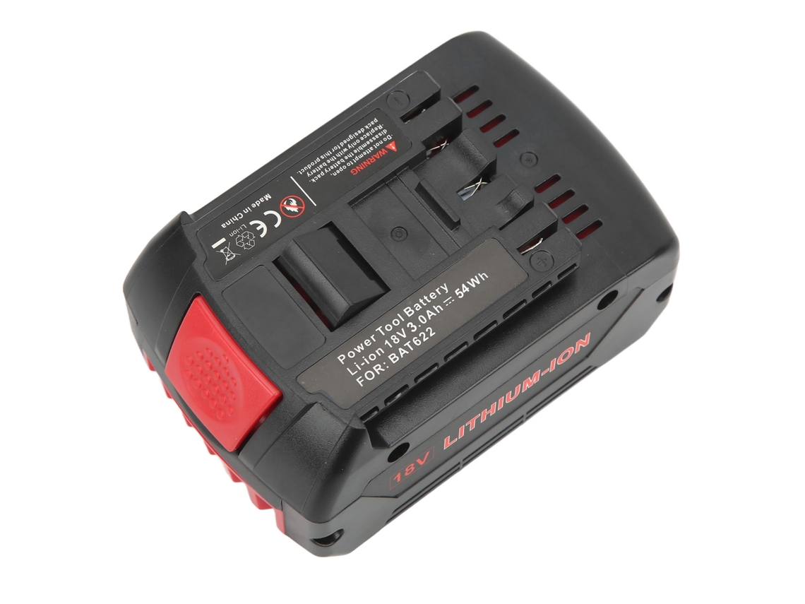 Bateria Lithium-ion 18v Laxiscreed Compatível Com Bosch Com Indicador Led
