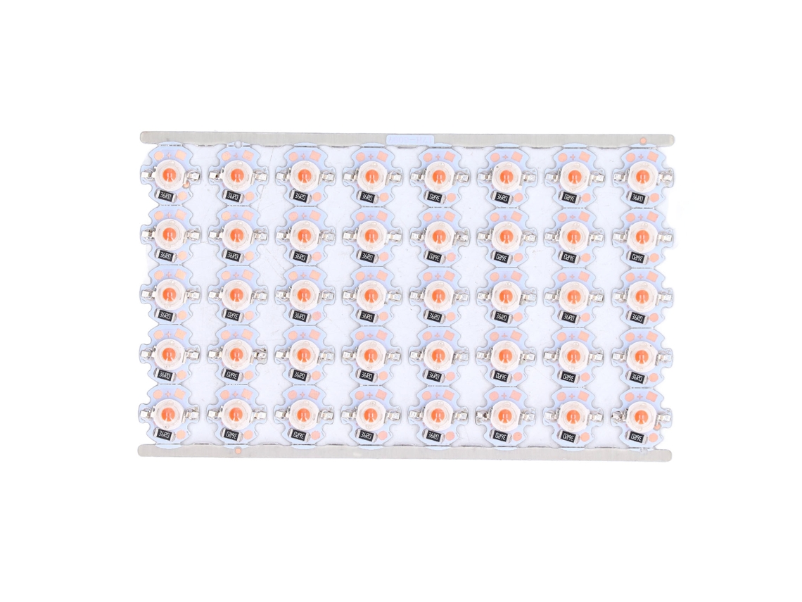 Lâmpada de Chip Led 1w 12v Alta Luminosidade Econômica com Placa de Alumínio para Faróis Luzes de Armário Vermelha